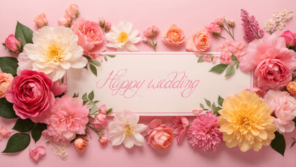 Happy marriage card