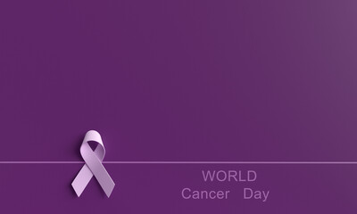 ribbon bow purple violet color copy space background wallpaper line symbol decoration world cancer day february hope help illness medical awareness campaign fight treatment breast survivor woman icon