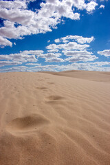 sand dunes and sky