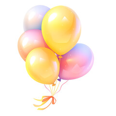 3D Pastel Balloon