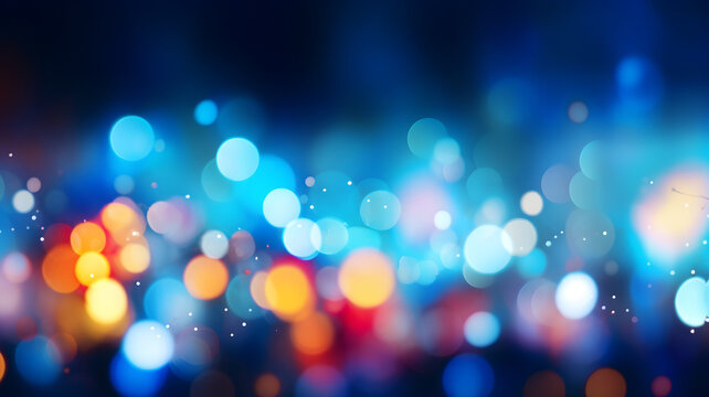 Blurry confetti,  bokeh lights, multicolored blurry light, depth of field background, multicolor, rainbow, haze, city lights, christmas light, lights