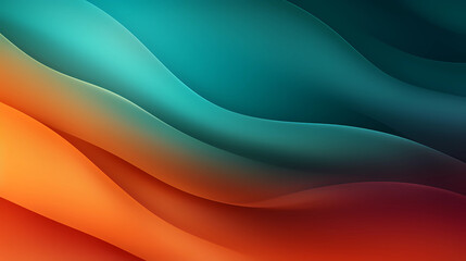 Obraz premium blue orange gradient background 