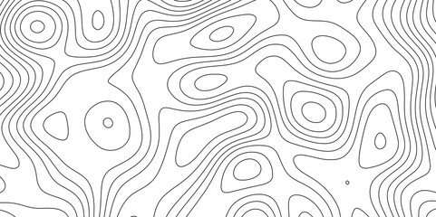 Topographic map background geographic line map with elevation assignments. Topographic map lines, contour background. topo map texture. Dense lines, Background of the topographic map. Topographic map 
