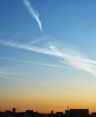 夕焼けの街
