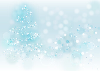 冬の背景ベクター素材