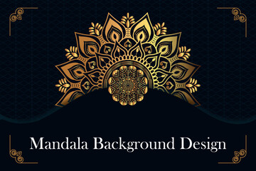 Creative, Modern, Abstract and Professional Coloring Luxury Ornamental Mandala Background Design or Pattern Design Vector