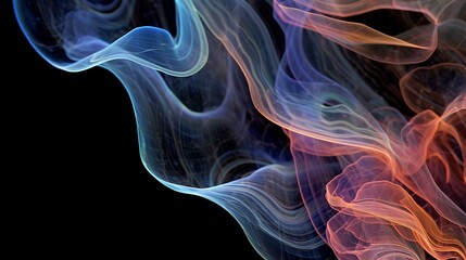 recursive whirling smoke wireframe of luminance phantom wispy cerebral glorification. generative AI