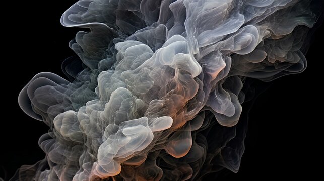 recursive whirling smoke wireframe of luminance phantom wispy cerebral glorification. generative AI