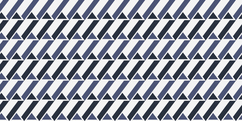 Diagonal repeating geometric pattern. Vector blue pattern of sticks and triangles. Geometric repeated pattern.