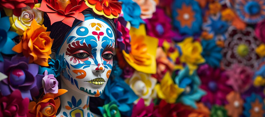 Mexican culture, copy space, Dia de Los Muertos, Cinco de Mayo, day of the dead