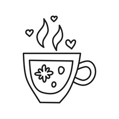 Doodle mulled wine with cinnamon star.