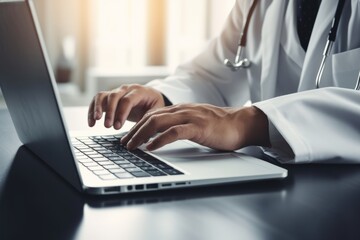 Dedicated Doctor Engaged in Telemedicine Consultation