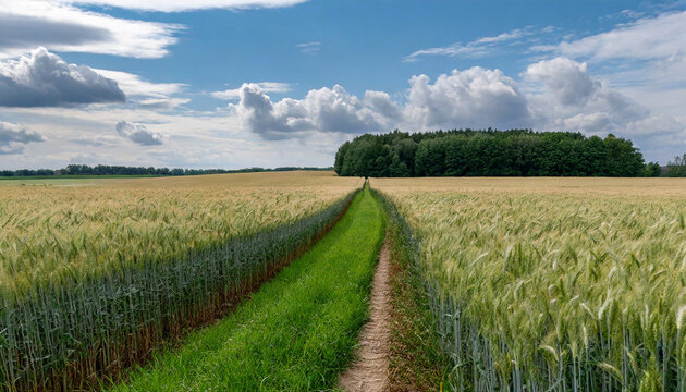 a wheat field border © Art_me2541