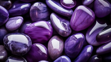 Obraz na płótnie Canvas violett pebbles super macro 