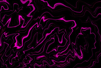Marble rock texture black ink pattern liquid swirl paint pink that is Illustration background for do ceramic counter tile silver gray that is abstract waves skin wall luxurious art ideas concept.
