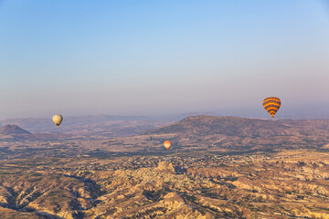 The balloon flight, the great tourist attraction of Cappadocia