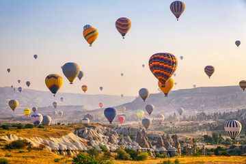 The balloon flight, the great tourist attraction of Cappadocia