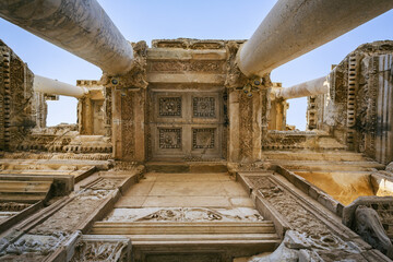Beautiful view of Ephesus, a very important archaeological site in Turkey
