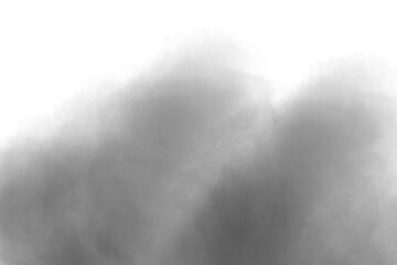 Fototapeta premium Rain clouds, subtle fog fog in raining day