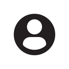 User icon vector. Profile symbol in trendy flat style. Profile vector icon illustration isolated on white background