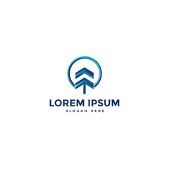 Modern real estate logo design