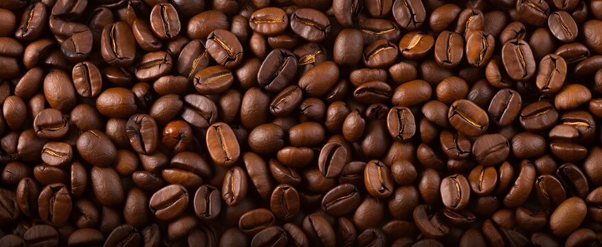 coffee beans background, image of background image, in the style of repetitive, rounded. generative AI