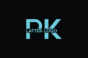 Creative, Monogram, business, Latter, P K logo design