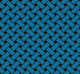 Knitted texture seamless pattern. Vector seamless background for banner, website, postcard, wallpaper, clothing and design. Festive Sweater Design. Seamless Knitted Pattern.