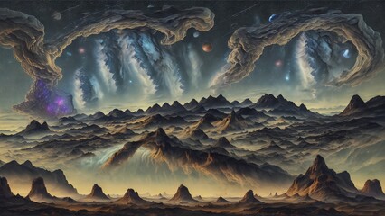 Galaxies, nebulae, and stars are the wonders of the night sky. They reveal the secrets of the universe and its creation. Generative AI
