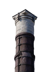 Elements of architectural decorations of buildings, columns and tops, gypsum stucco molding, wall texture and patterns. On the streets in Istanbul, public places.