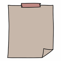 colorful cute speech bubble doodle style hand drawn