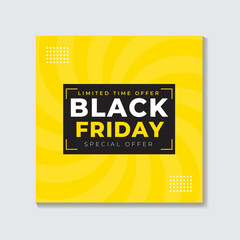 Black Friday Social Media Post Design Templates