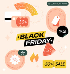 Fototapeta premium Black Friday