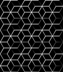 seamless pattern with hexagon