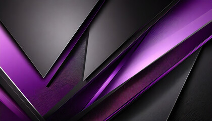 black deep purple abstract modern background for design geometric shape 3d effect lines triangles...