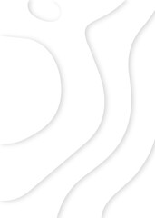 White abstract geometric pattern background, wave and curve abstract background. Abstract wavy line 3d paper cut white background.