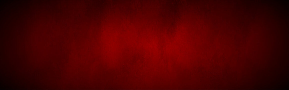 Dark grunge red concrete. Red textured stone wall background. Dark edges. Dark red grungy background or texture.
