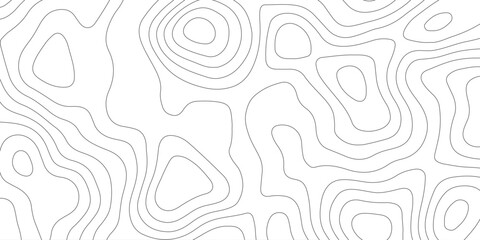 Seamless pattern with lines Topographic map. Geographic mountain relief . Modern design with White background with topographic wavy pattern design. background for desktop, topology, digital art .