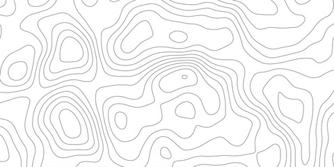 Seamless pattern with lines topographic map. Geographic mountain relief . Modern design with white background wavy pattern design. 