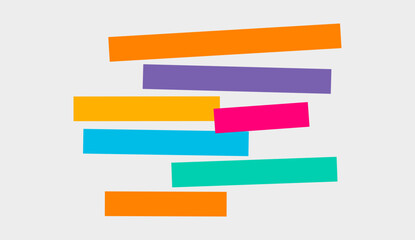 Obraz premium Colorful stripes for design, celebration banners