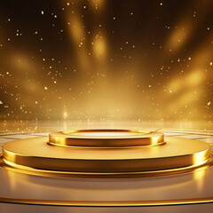 Stage potium background Luxury fancy background