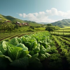 Fototapeta premium fresh salad 