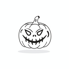 halloween pumpkin head