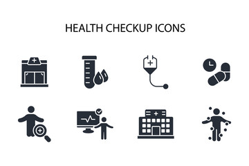 Health checkup icon. vector.Editable stroke.linear style sign for use web design,logo.Symbol illustration.