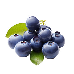 Blueberries Isolated on Transparent Background - Fresh and Vibrant Blueberry Delights