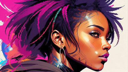 Portrait of a black woman