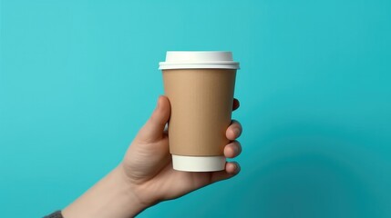 cup, hot, drink, paper, white, mock, up, male, hand, holding, cardboard, blank, background, take, cafes, isolated, food, container, away, disposable, plastic, template, beverage, lid, design, empty, m