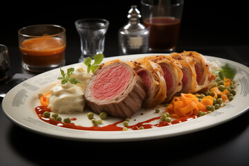 lamb chops with vegetables