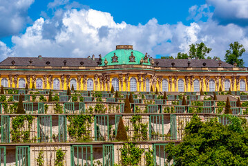 Sanssouci palace and park in Potsdam, Germany