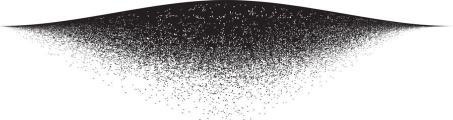 Sprayed black line .Graffiti art design . Noise dispersion shadow . Spray effect .Grunge, grainy, gritty texture . Distressed element .vector . Line with shadow effect